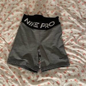grey nike pros